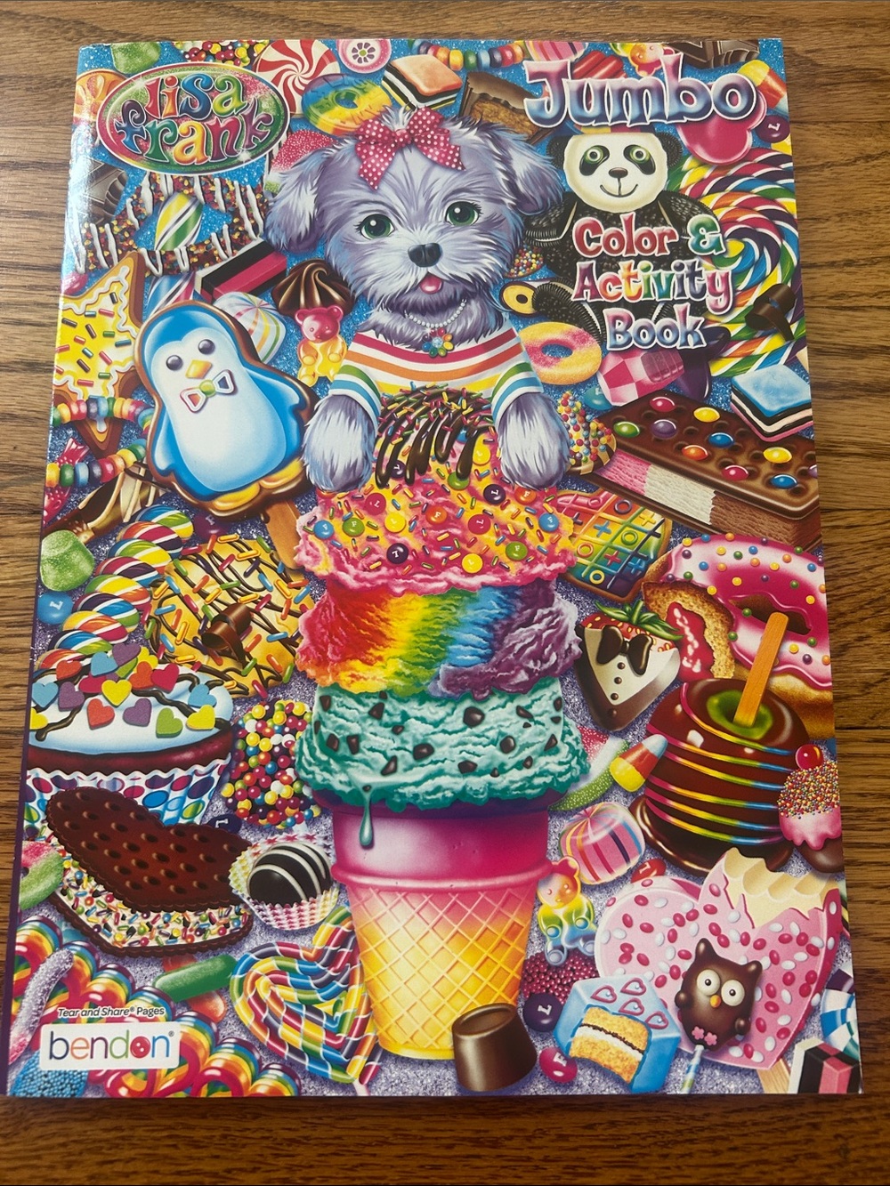 New Lisa Frank Jumbo Color and Activity Book